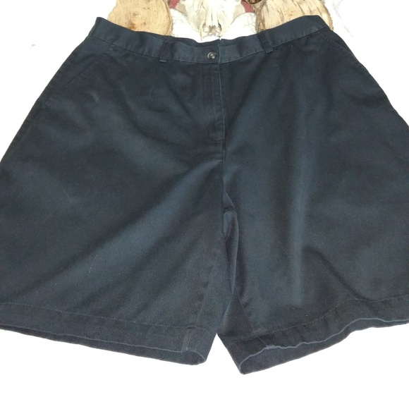 L.L. Bean Shorts Llbean Womens Black Bermuda Shorts Poshmark